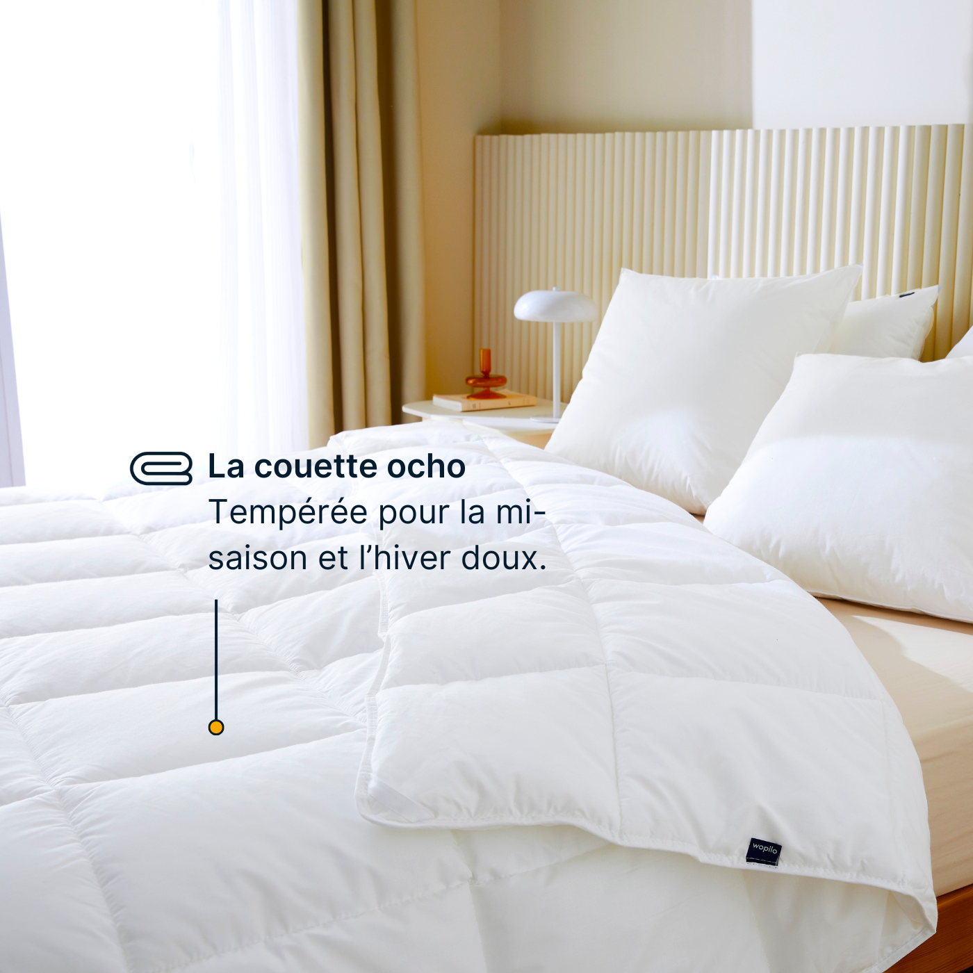 Couette Imprimée double face Végétal - 220 x 240 - MI SAISON - MORTREUX Couette Imprimée double face Végétal - 220 x 240 - MI SAISON - MORTREUX