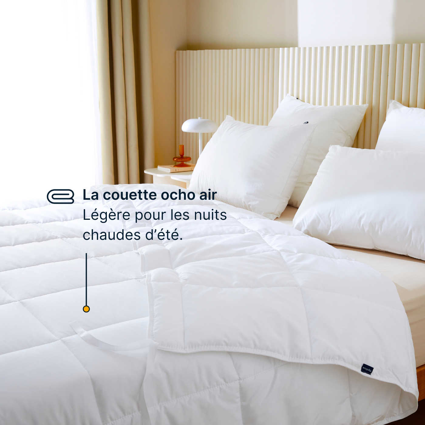 Le pack couette + 2 oreillers