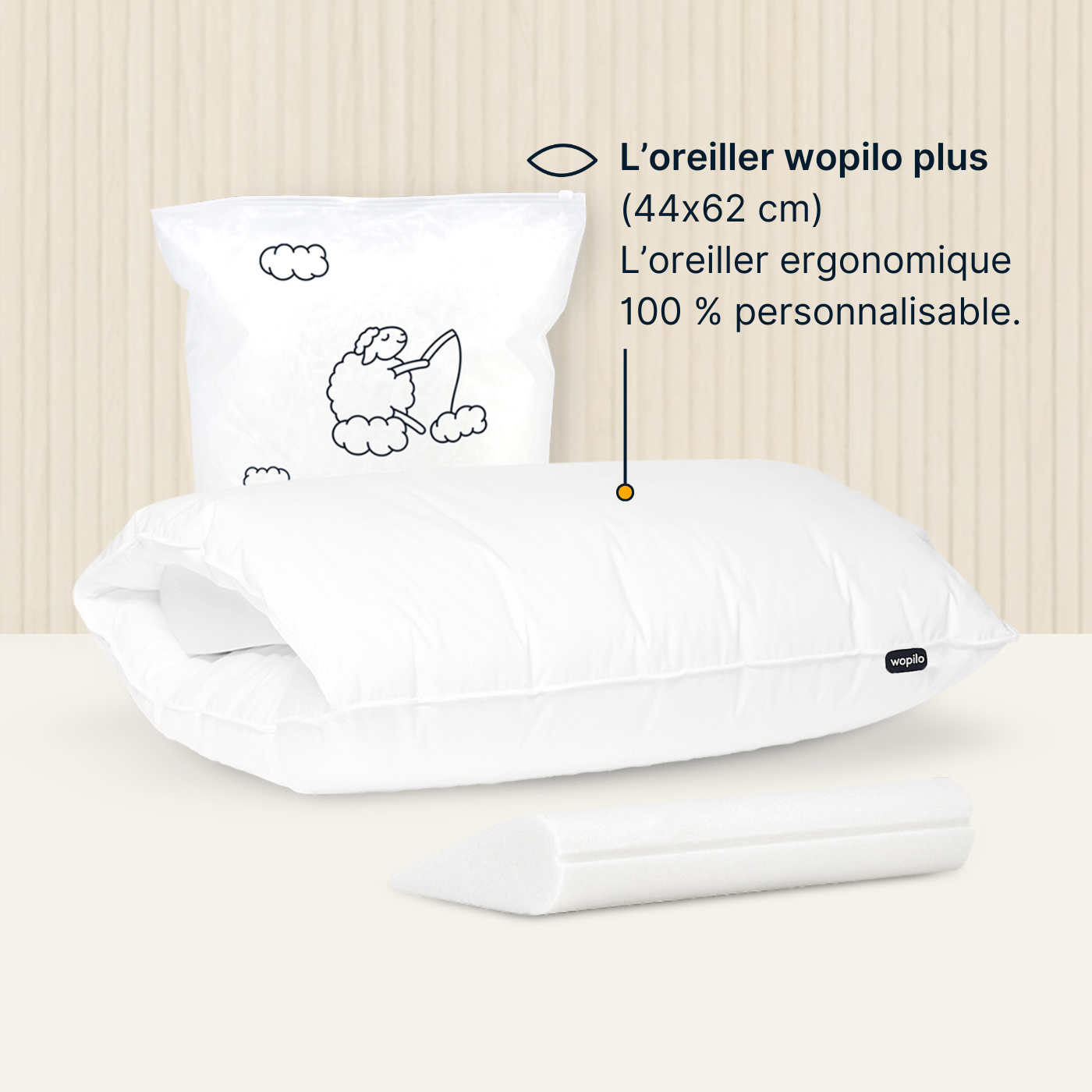 Le pack couette + 2 oreillers