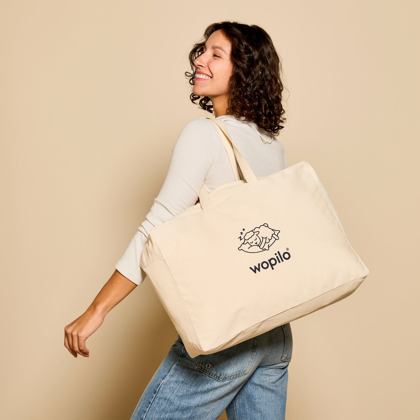 Le sac de transport oreiller - Mouton Wopilo