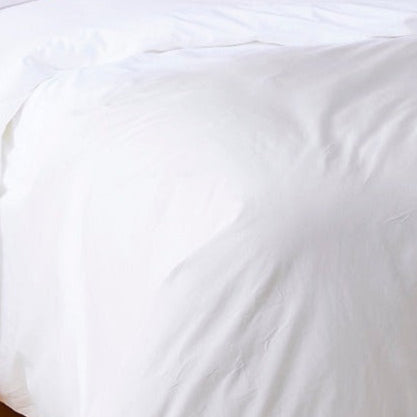 La housse de couette enfant en percale de coton bio - Blanc