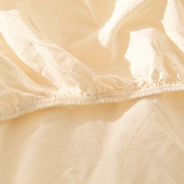 Le drap housse naturel collection vichy