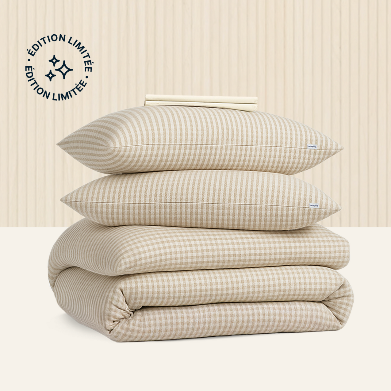 Parure jacquard vichy