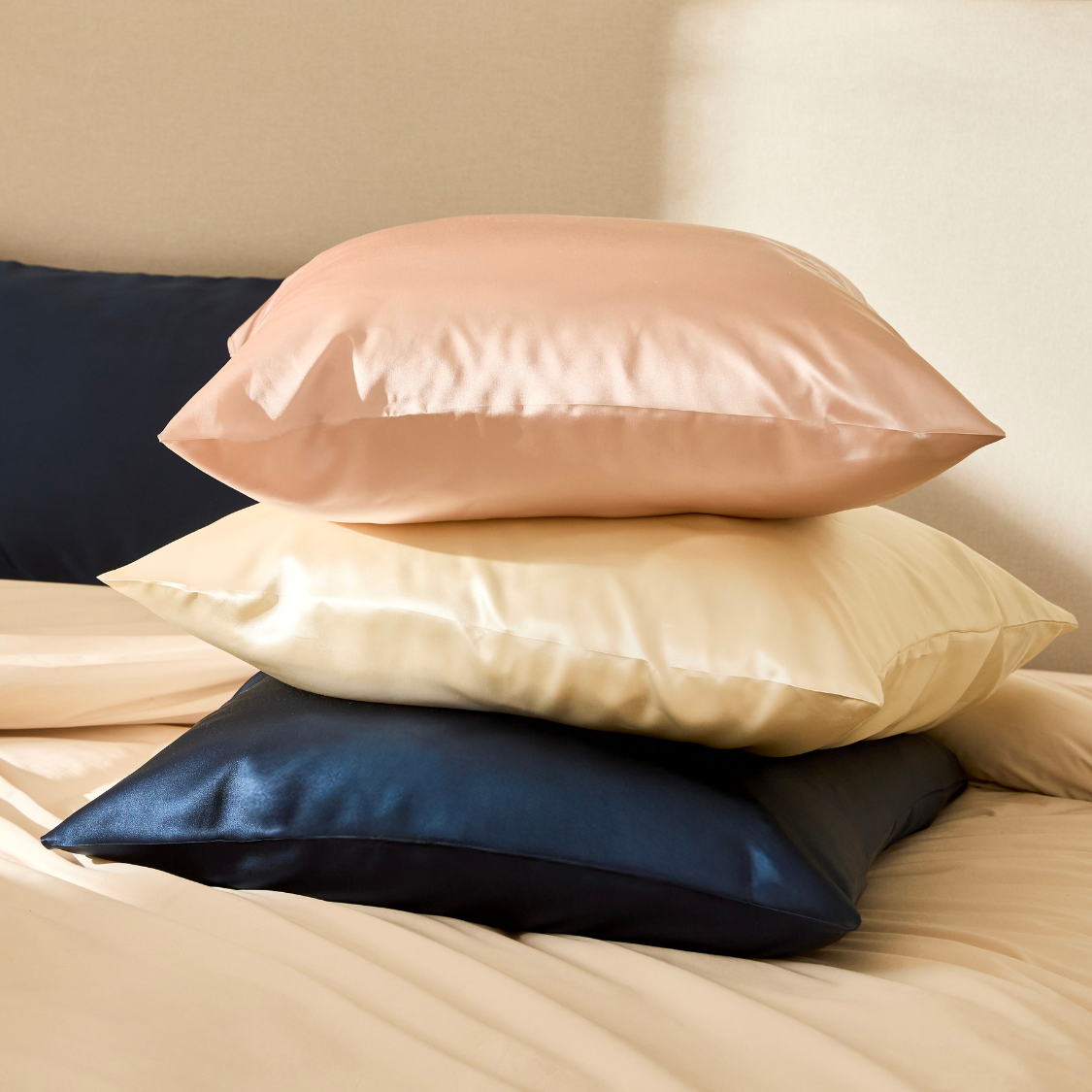 La taie d'oreiller en soie - Naturel