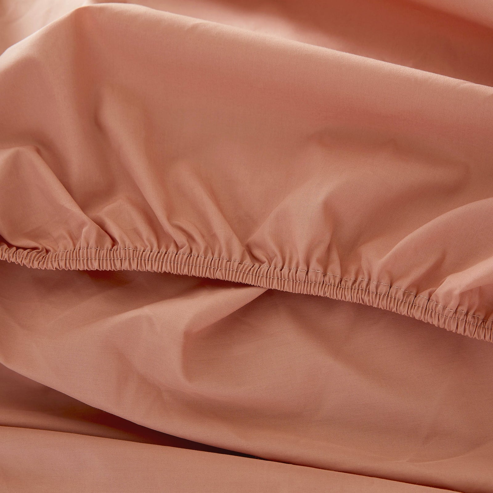 Le drap-housse en percale de coton bio - Les Bienfaiteurs - Bois de rose