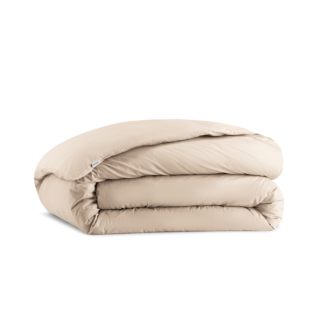 La housse de couette en percale de coton bio - Les Bienfaiteurs - Beige