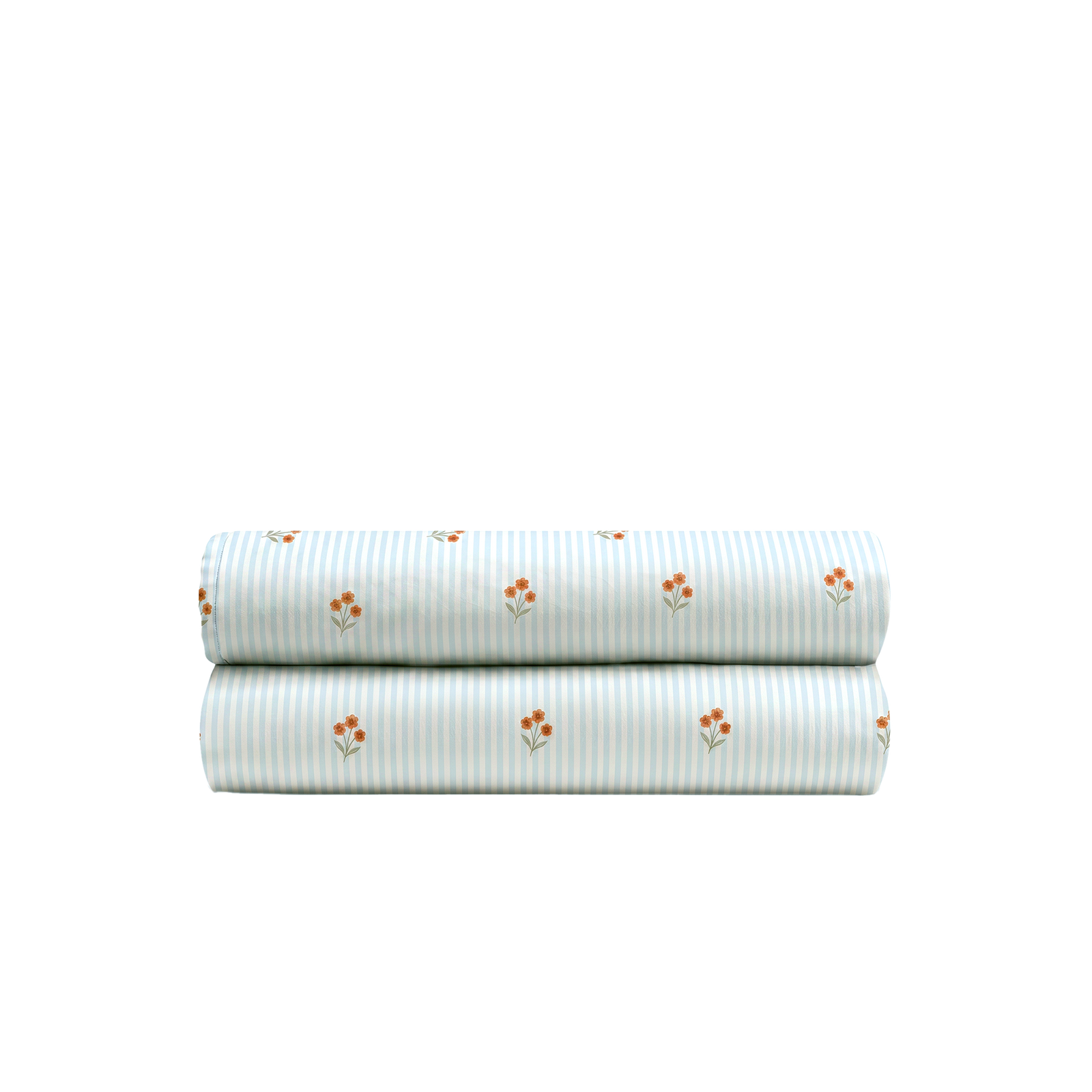 Le drap-housse en percale de coton bio - Nuit fleurie