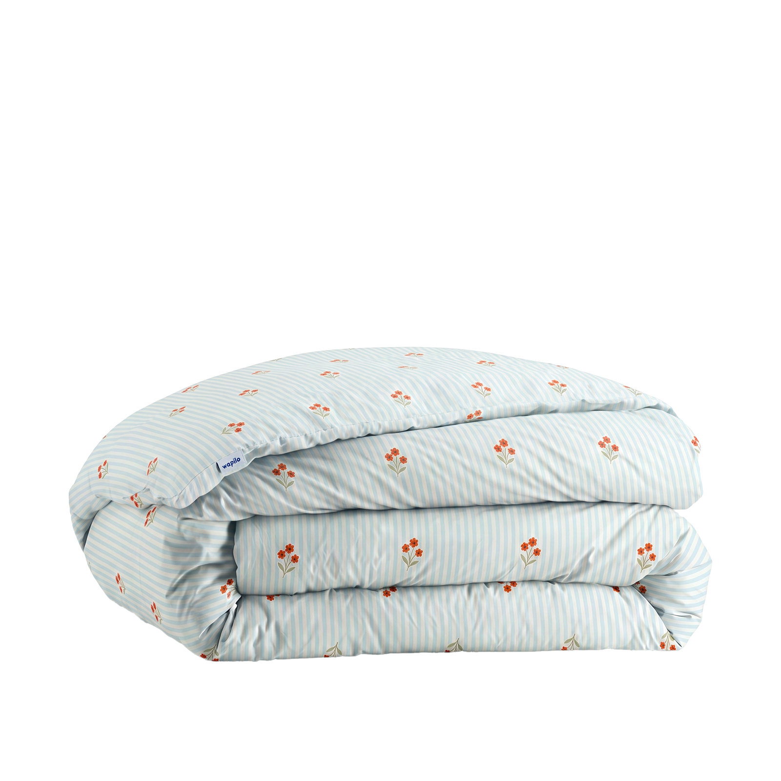 La housse de couette en percale de coton bio - Nuit fleurie
