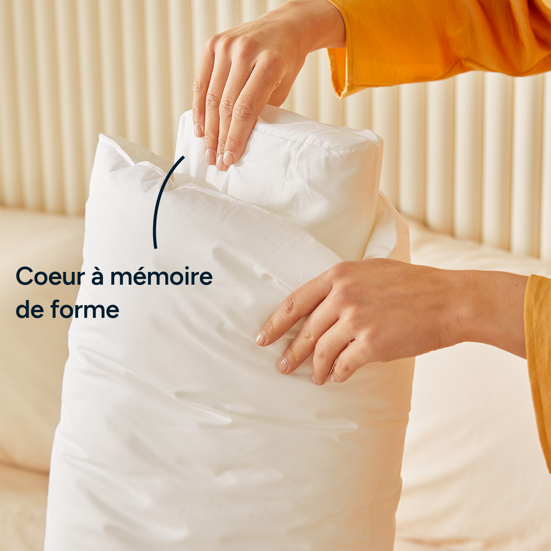 Améliorez votre sommeil avec ce lot en promo de 2 oreillers à mémoire de  forme signé Emma - Le Parisien